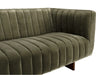 Noir Furniture - Khann Sofa in Olive Green - LEA-AS004VEL - GreatFurnitureDeal