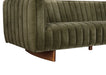Noir Furniture - Khann Sofa in Olive Green - LEA-AS004VEL - GreatFurnitureDeal
