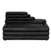 Noir Furniture - Bandera Sofa in Onyx Black - LEA-AS015A-CR - GreatFurnitureDeal