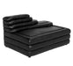 Noir Furniture - Bandera Sofa in Onyx Black - LEA-AS015A-CR - GreatFurnitureDeal