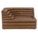 Noir Furniture - Bandera Sofa L in Roche Tan - LEA-AS015A-LBR - GreatFurnitureDeal