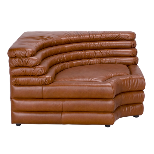 Noir Furniture - Bandera Sofa in Roche Tan - LEA-AS015A-SCBR - GreatFurnitureDeal