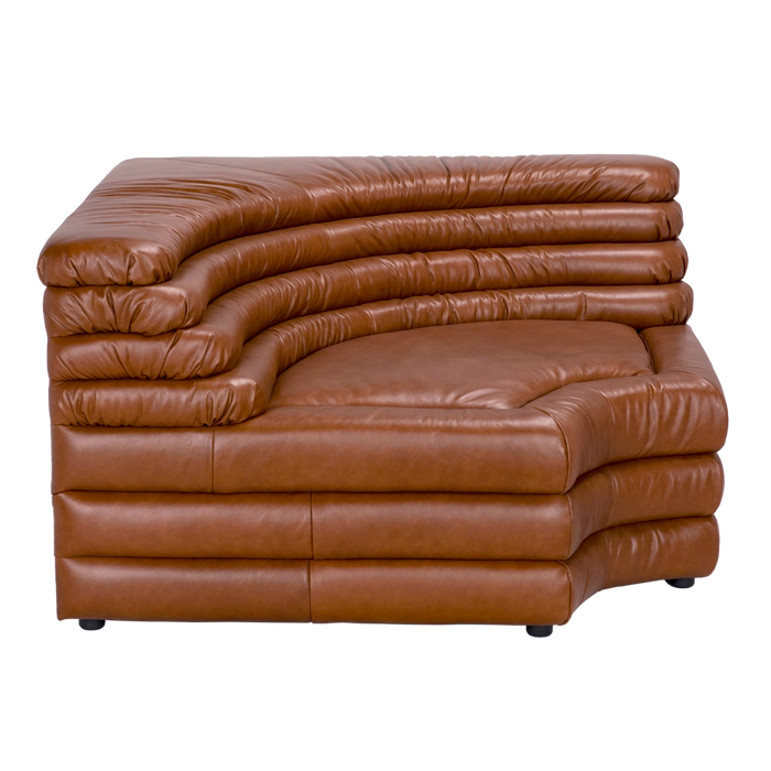 Noir Furniture - Bandera Sofa in Roche Tan - LEA-AS015A-SCBR - GreatFurnitureDeal