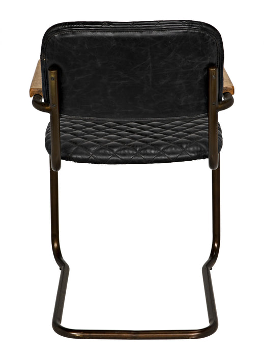 NOIR Furniture - 0045 Arm Chair - LEA-C0045B - GreatFurnitureDeal