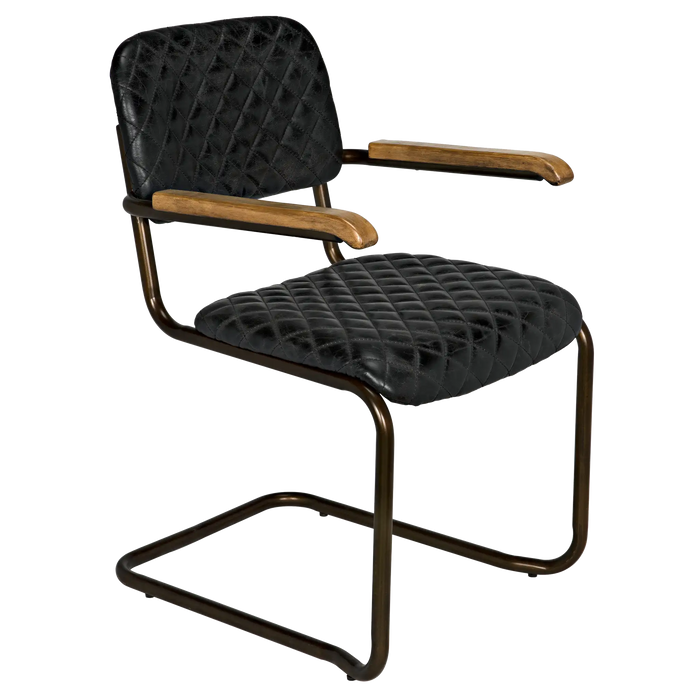 NOIR Furniture - 0045 Arm Chair - LEA-C0045B