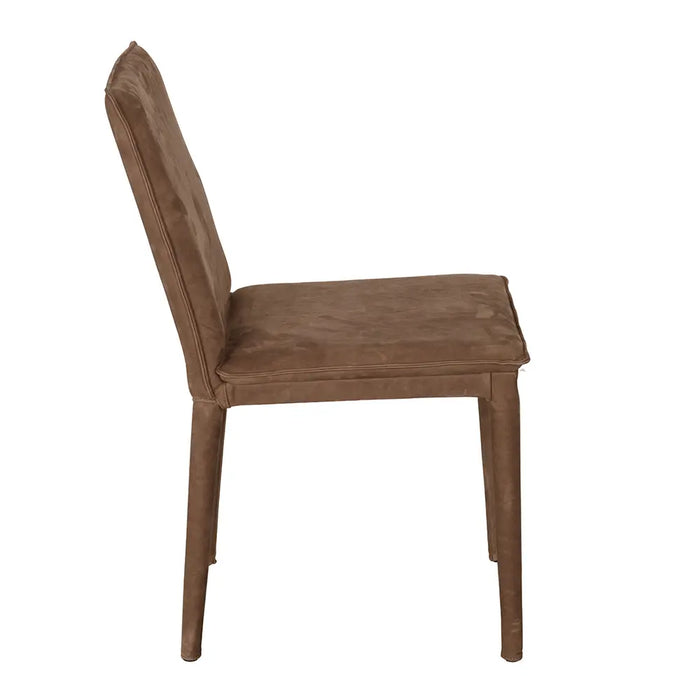Noir Furniture - Newton Dining Chair in Brown - LEA-C004BR - GreatFurnitureDeal