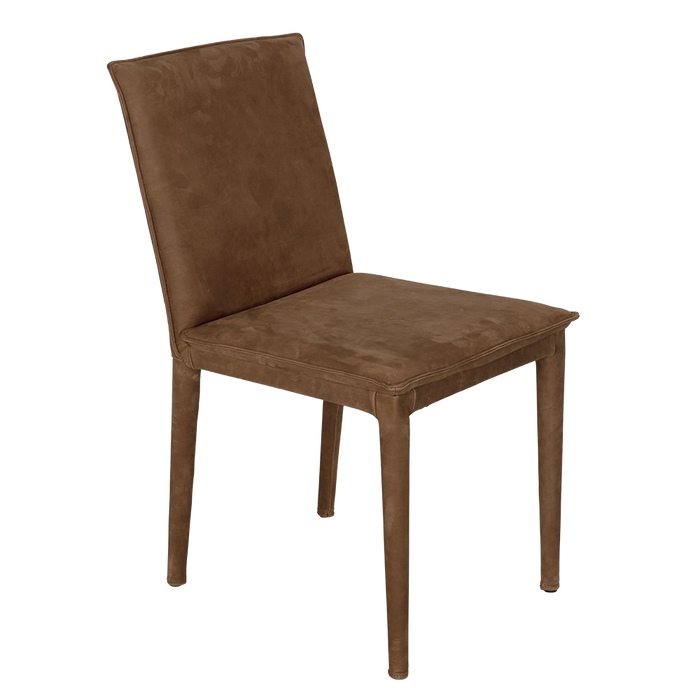 Noir Furniture - Newton Dining Chair in Brown - LEA-C004BR - GreatFurnitureDeal