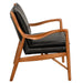 Noir Furniture - Weston Chair in Black - LEA-C006BLL - GreatFurnitureDeal