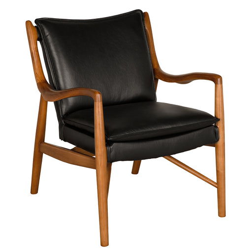 Noir Furniture - Marx Chair in Brown - LEA-C005BRV - GreatFurnitureDeal