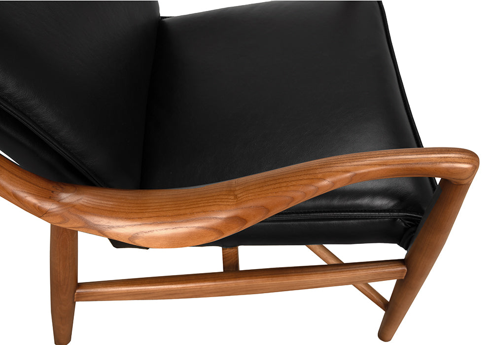 Noir Furniture - Marx Chair in Brown - LEA-C005BRV - GreatFurnitureDeal