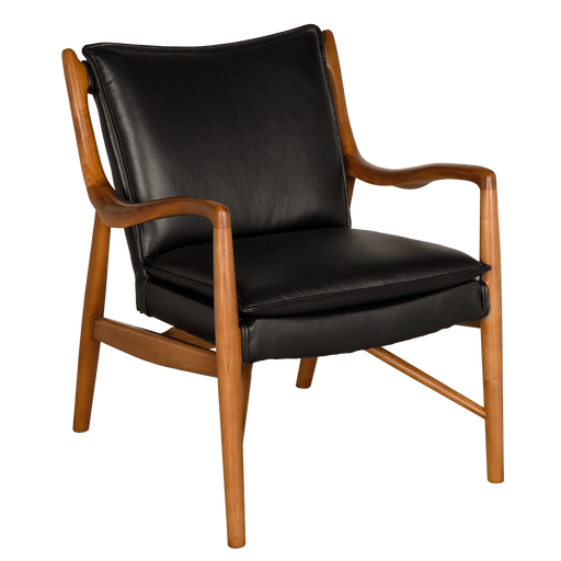 Noir Furniture - Marx Chair in Brown - LEA-C005BRV - GreatFurnitureDeal