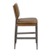 Noir Furniture - Wooster Counter Chair in Cuba Brown - LEA-C0115-CTR-BRW - GreatFurnitureDeal