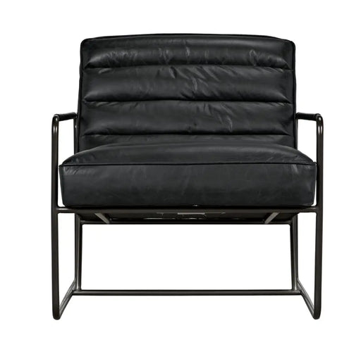Noir Furniture - Demeter Chair in Metal and Black - LEA-C0306-1D - GreatFurnitureDeal