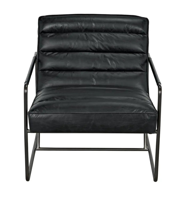 Noir Furniture - Demeter Chair in Metal and Black - LEA-C0306-1D - GreatFurnitureDeal