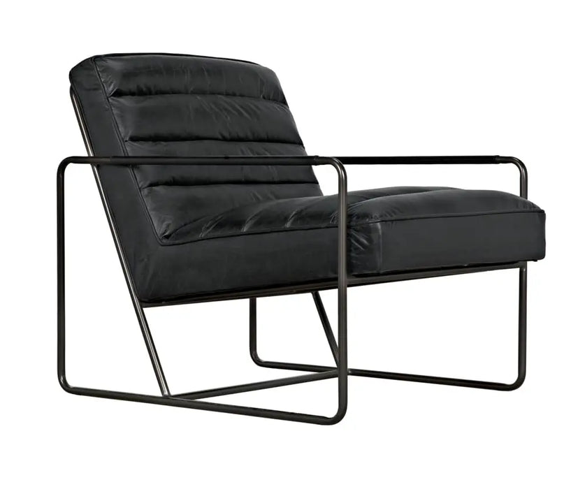 Noir Furniture - Demeter Chair in Metal and Black - LEA-C0306-1D - GreatFurnitureDeal