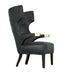 Noir Furniture - Heracles Chair in Metal and Black - LEA-C0387-1D - GreatFurnitureDeal