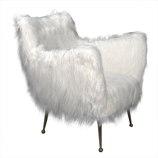 Noir Furniture - Rodney Chair in White - LEA-C0453A-01-1D - GreatFurnitureDeal