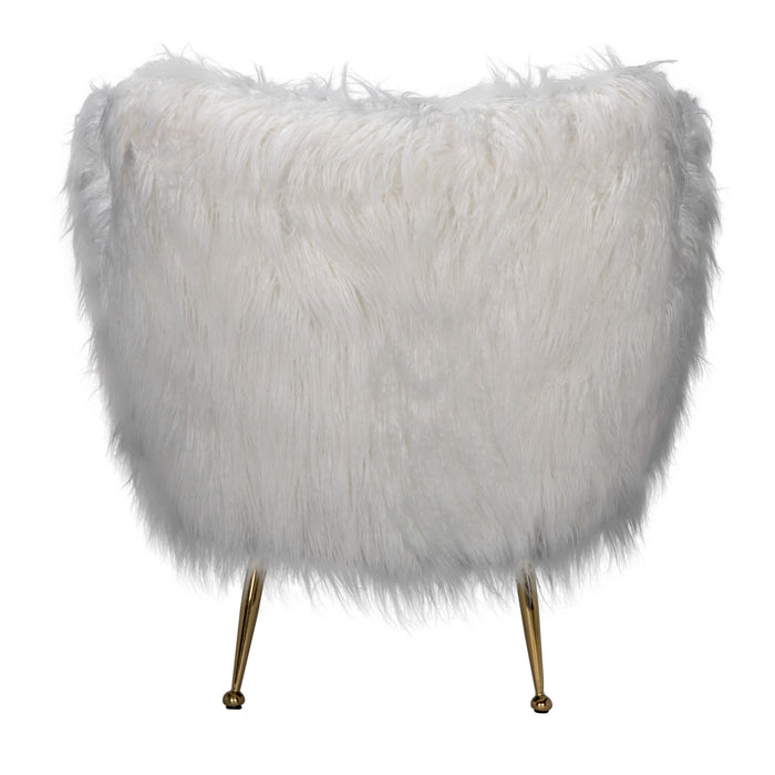 Noir Furniture - Rodney Chair in White - LEA-C0453A-01-1D - GreatFurnitureDeal