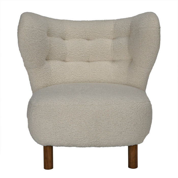 Noir Furniture - Boggio Chair in Off White - LEA-C0495-01-1D - GreatFurnitureDeal