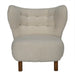 Noir Furniture - Boggio Chair in Off White - LEA-C0495-01-1D - GreatFurnitureDeal