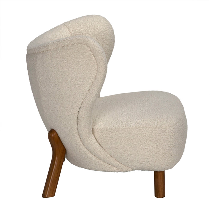 Noir Furniture - Boggio Chair in Off White - LEA-C0495-01-1D - GreatFurnitureDeal