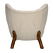 Noir Furniture - Boggio Chair in Off White - LEA-C0495-01-1D - GreatFurnitureDeal