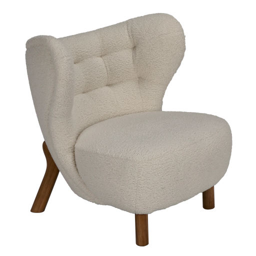 Noir Furniture - Boggio Chair in Off White - LEA-C0495-01-1D - GreatFurnitureDeal