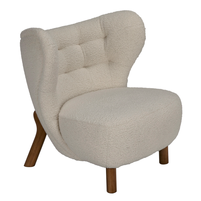 Noir Furniture - Boggio Chair in Off White - LEA-C0495-01-1D - GreatFurnitureDeal