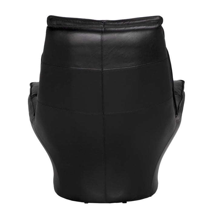 Noir Furniture - Ian Chair in Onyx Black - LEA-C654 - GreatFurnitureDeal