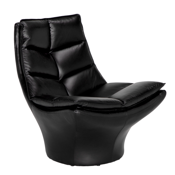 Noir Furniture - Ian Chair in Onyx Black - LEA-C654 - GreatFurnitureDeal