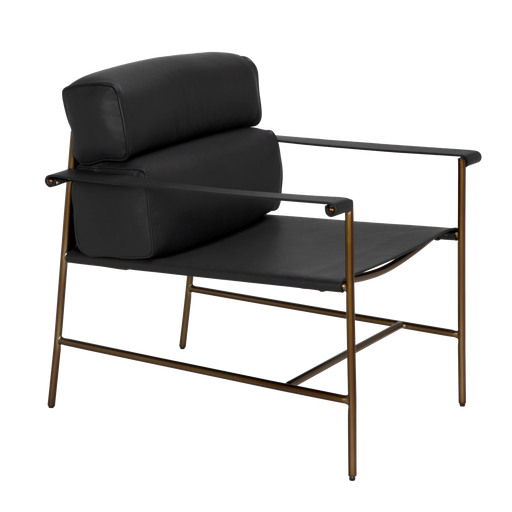 Noir Furniture - Chet Chair in Black - LEA-C0548A-1D - GreatFurnitureDeal