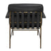 Noir Furniture - Chet Chair in Metal and Black - LEA-C0548A-1D - GreatFurnitureDeal