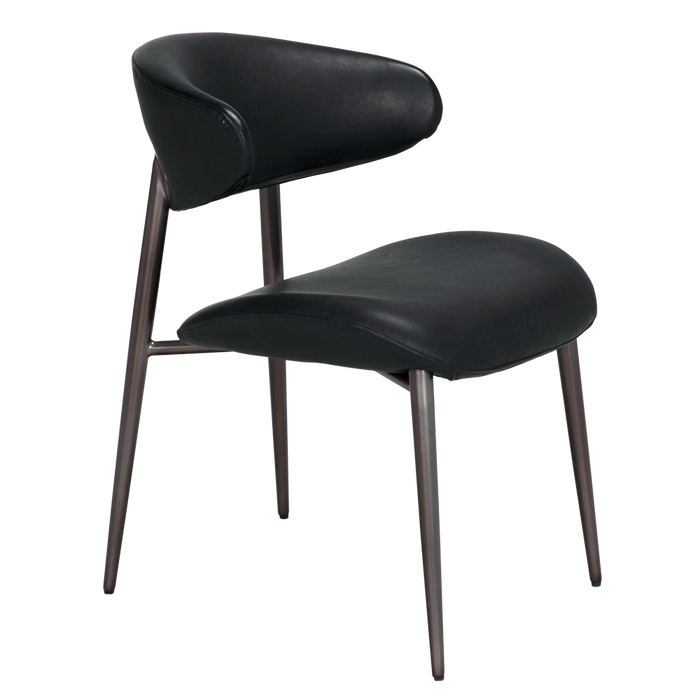 Noir Furniture - Hakone Chair in Graphite Black - LEA-C0584B-1D - GreatFurnitureDeal