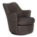 Noir Furniture - Hotchkiss Swivel Arm Chair in Brown - LEA-C0672-1D - GreatFurnitureDeal