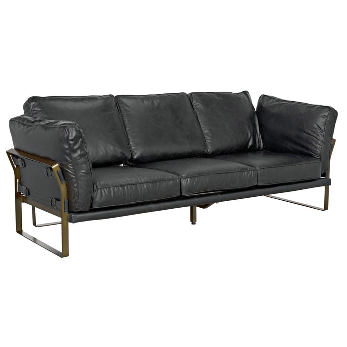 NOIR Furniture - Apollo Sofa in Aged Brass - LEA-S0429-3D - GreatFurnitureDeal