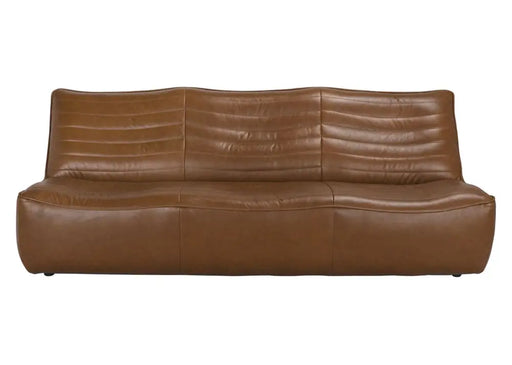 Noir Furniture - Mcclain 3 Seater in Roche Tan - LEA-S0591-3ABR - GreatFurnitureDeal