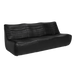 Noir Furniture - McClain 3 Seater Sofa in Onyx Black - LEA-S0591-3A - GreatFurnitureDeal