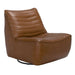 Noir Furniture - Mcclain Swivel Single Sofa in Roche Tan - LEA-S0591A-1ABR - GreatFurnitureDeal