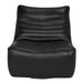 Noir Furniture - Mcclain Swivel Single Sofa in Matte Black - LEA-S0591A-1A - GreatFurnitureDeal