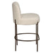 Noir Furniture - Darwin Counter Chair in Grey Powder - LEA-ST001-S - GreatFurnitureDeal