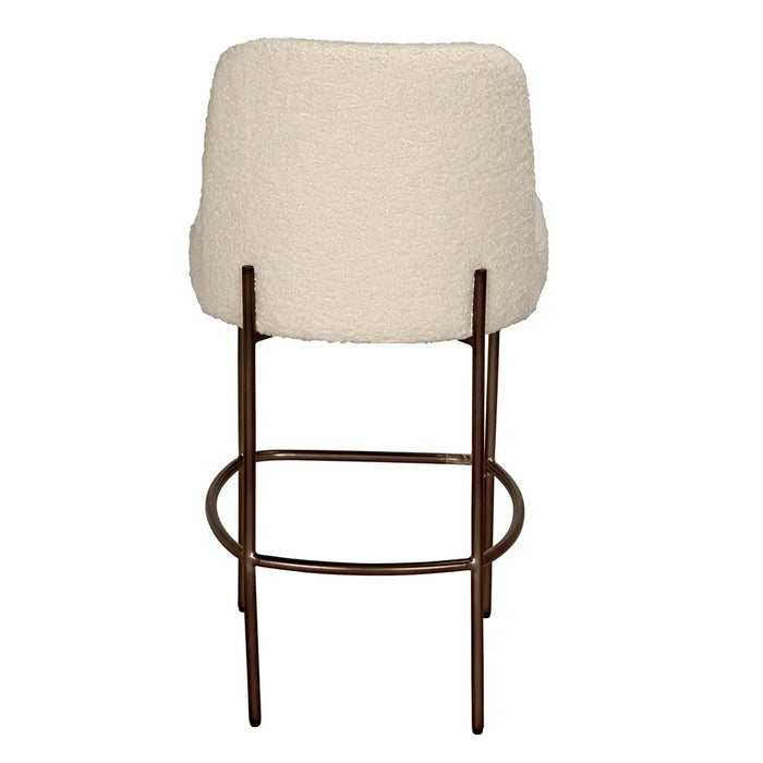 Noir Furniture - Darwin Counter Chair in Grey Powder - LEA-ST001-S - GreatFurnitureDeal
