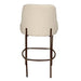 Noir Furniture - Darwin Counter Chair in Grey Powder - LEA-ST001-S - GreatFurnitureDeal