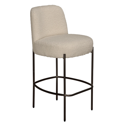 Noir Furniture - Darwin Counter Chair in Grey Powder - LEA-ST001-S - GreatFurnitureDeal