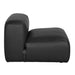 Noir Furniture - Augustus Modular Sofa Middle Santosa in Black - LEA-AS003B - GreatFurnitureDeal