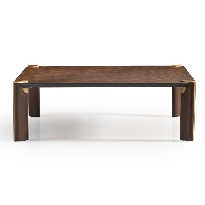 AICO Furniture - Amora Cocktail Table in Eggshell Walnut - LFR-AMRA201-223 - GreatFurnitureDeal