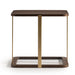 AICO Furniture - Amora Side Table in Eggshell Walnut - LFR-AMRA202-223 - GreatFurnitureDeal