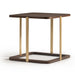 AICO Furniture - Amora Side Table in Eggshell Walnut - LFR-AMRA202-223 - GreatFurnitureDeal