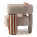 AICO Furniture - Amora Chair in Ash Eggshell Walnut - LFR-AMRA835-ASH-223 - GreatFurnitureDeal