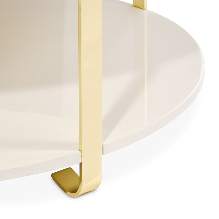 AICO Furniture - Ariana 3 Piece Occasional Table Set Gold - LFR-ARNA201-202-806 - GreatFurnitureDeal
