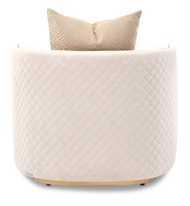 AICO Furniture - Ariana Chair Beige Gold - LFR-ARNA835-BGE-806 - GreatFurnitureDeal